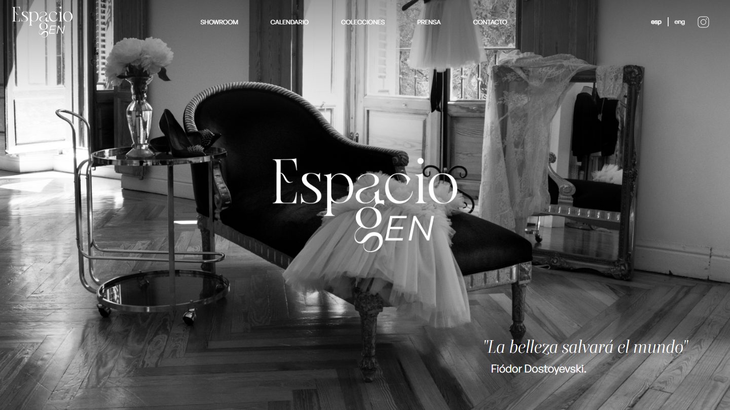 Portada de la web de espacio GEN