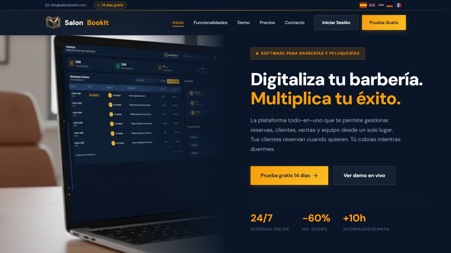 Web de SalonBookIt